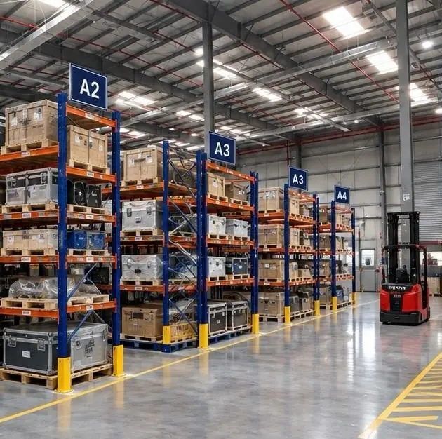 Serviceable parts storage racking